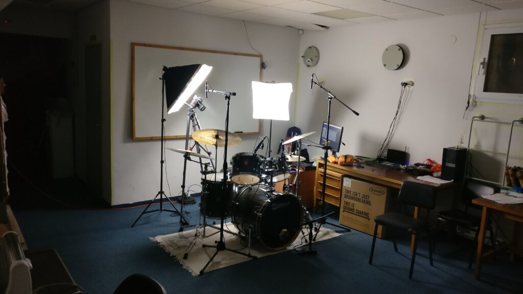 Drums practice room